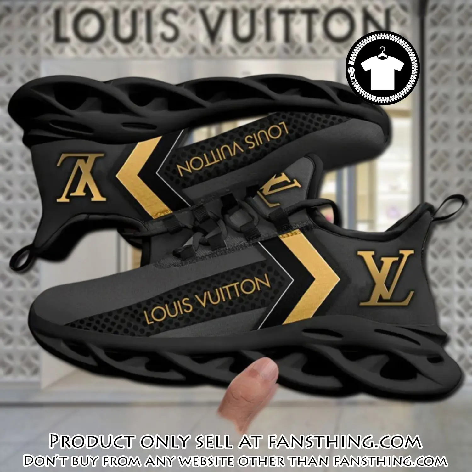 Louis vuitton yellow logo grey black max soul shoes luxury brand gifts for men women fst5551042